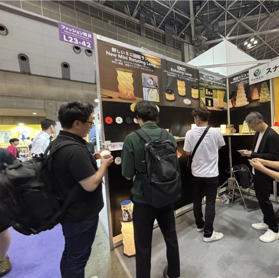 Our Creative Foldable Lamp Shines at Tokyo International Gift Show