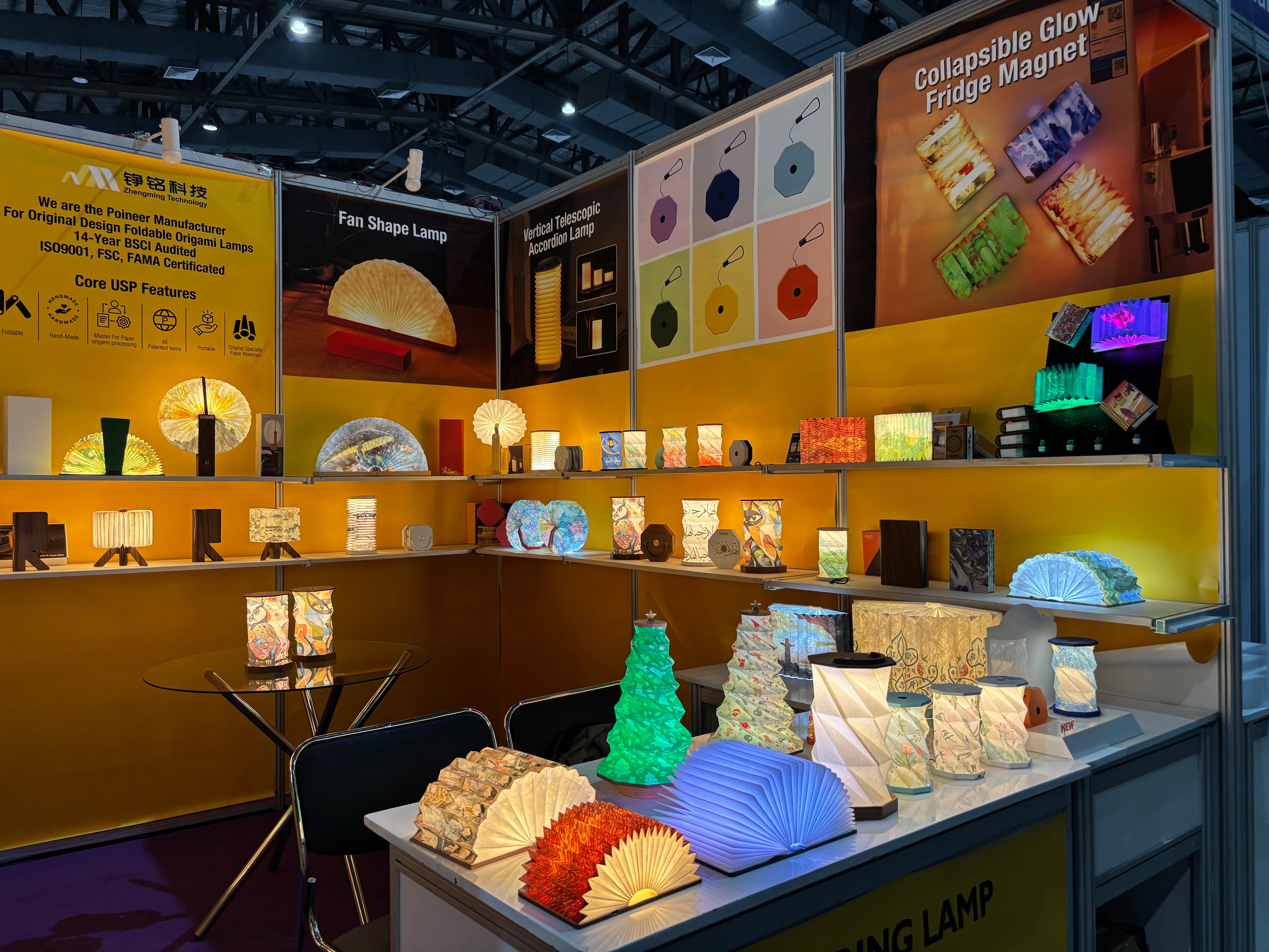 Decotechs Showcased Folding Lamps at Indonesia Gift & Home Exhibition 2025