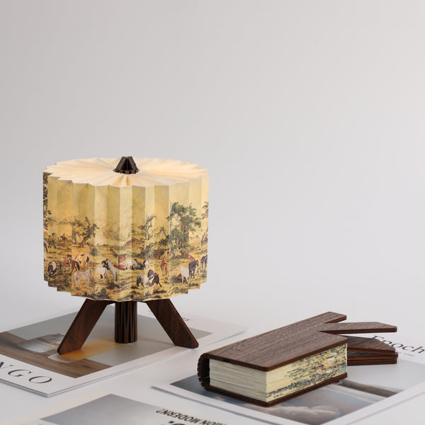 Custom IP licensed cultural gift lamp for European brand collaborations