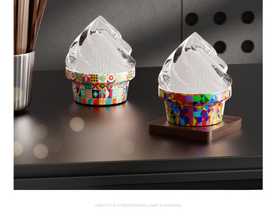 Sweet Dream Ice Glow: Ice Cream Mood Lamp
