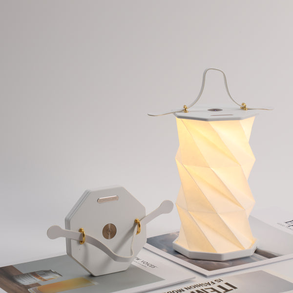 Creative cultural lamp with foldable structure for modern interiors