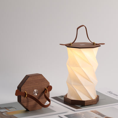 Holiday-themed folding lamp designed for festival decorations