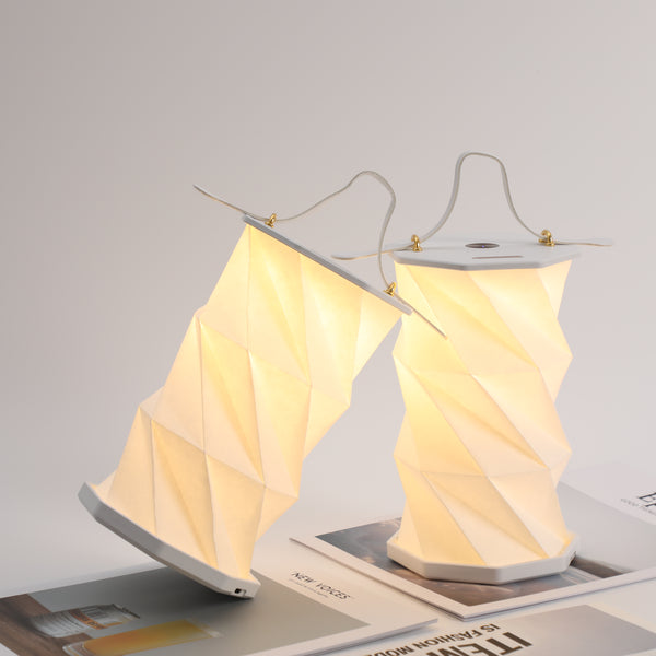 Artistic folding lamp used as stylish home decoration