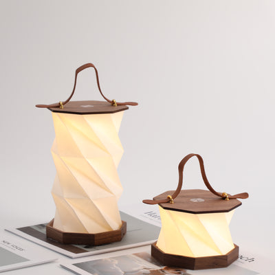 Folding lamp used for retail display and gift store promotions
